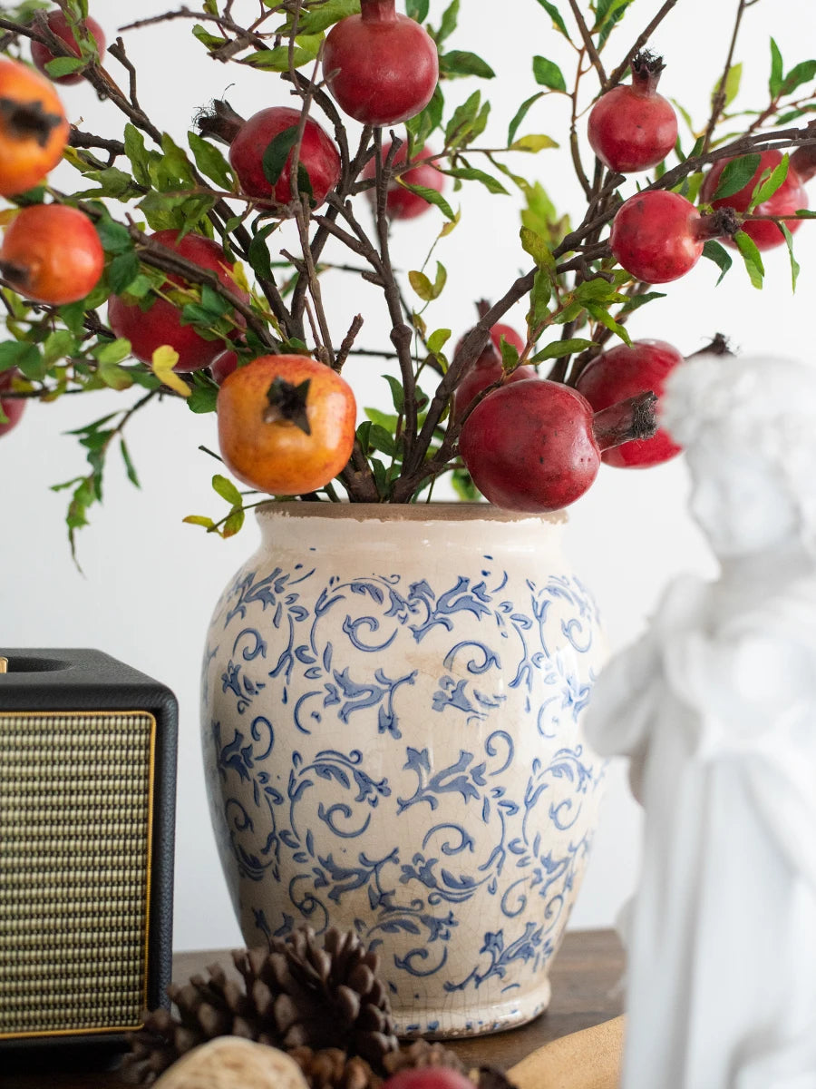 Eclectic Fusion Handmade Ceramic Vase – Medieval & Oriental Blend