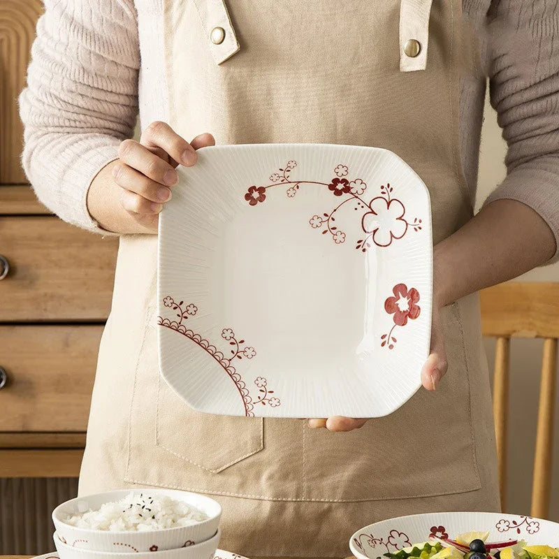 Vintage Floral Dinnerware.