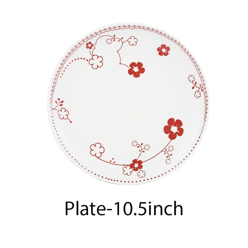 Vintage Floral Dinnerware.