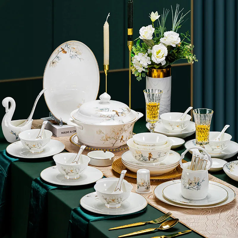 Royal Floral Dinner Set.