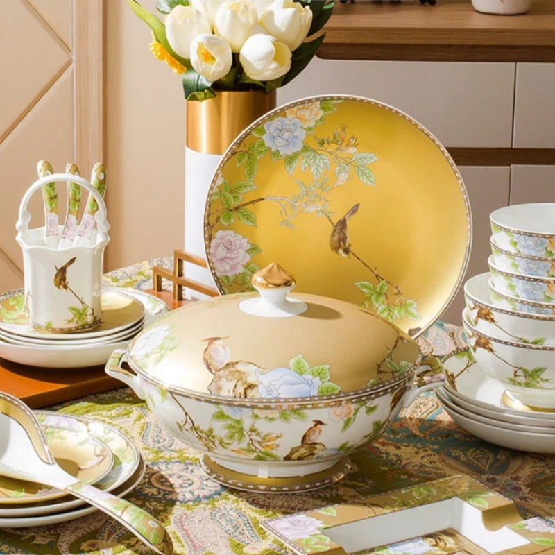 Oriental Blossom Dinner Set.