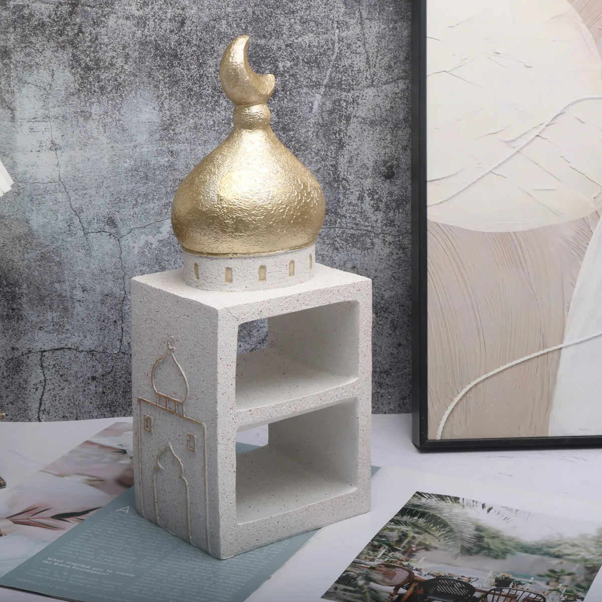 Middle Eastern Heritage Resin Statue – Luxury Indoor Decor