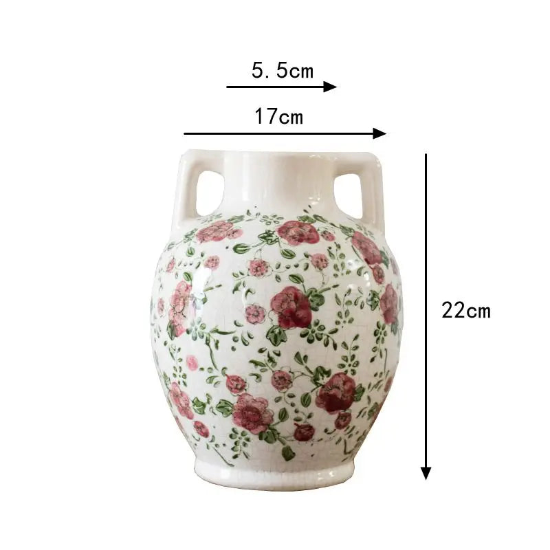 Eclectic Fusion Handmade Ceramic Vase – Medieval & Oriental Blend