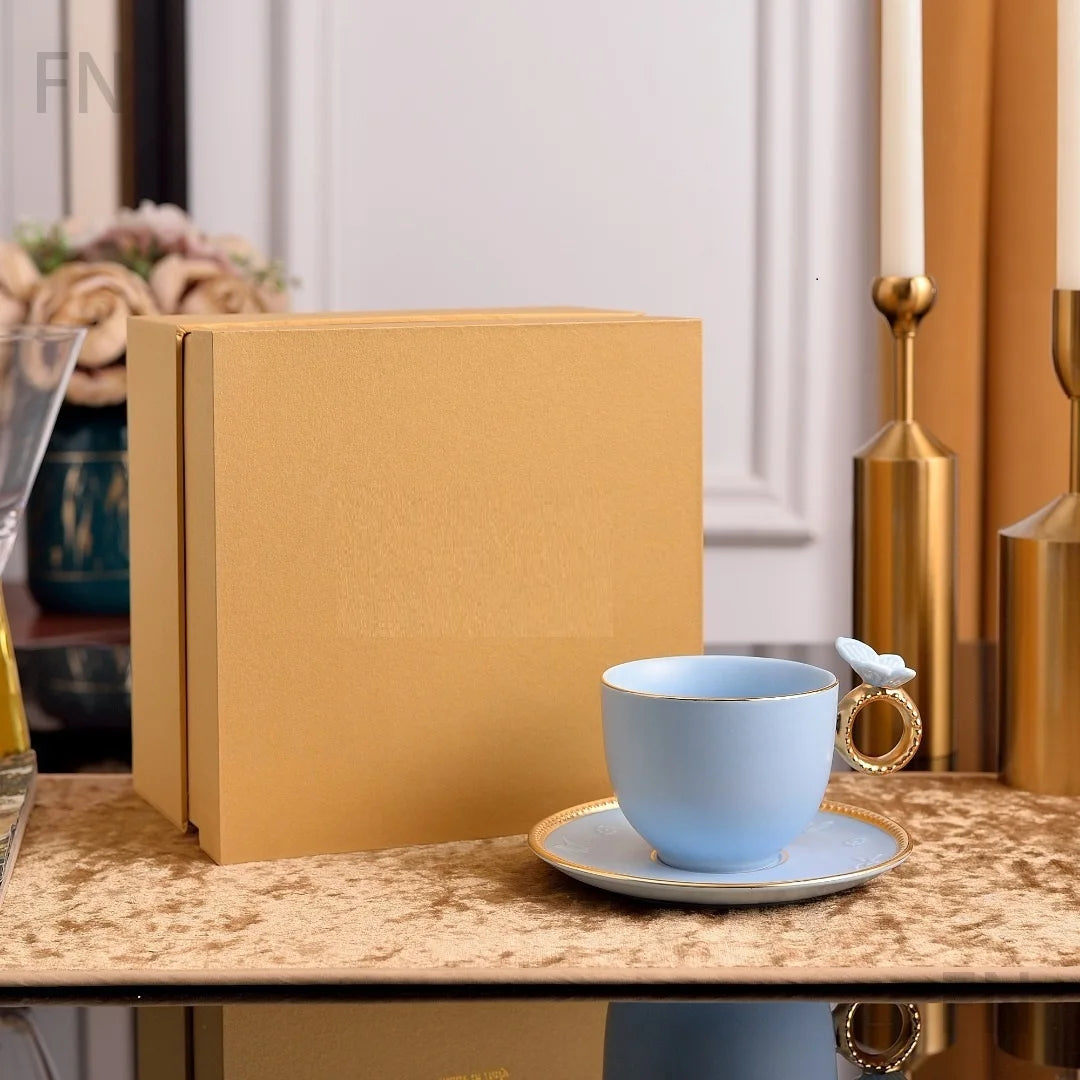 Enchanted Garden Butterfly & Flower High-End Tableware Collection