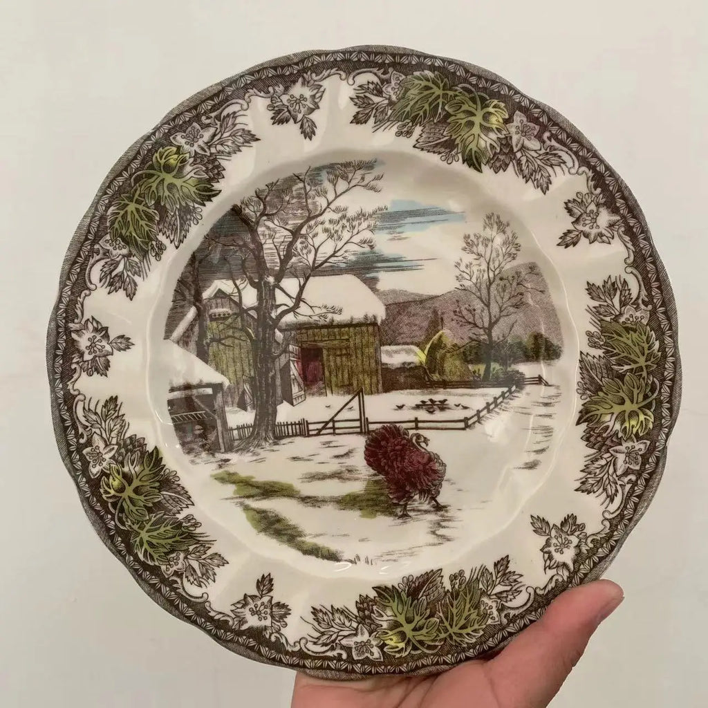 Holiday Manor"  Dinner & Steak Plate