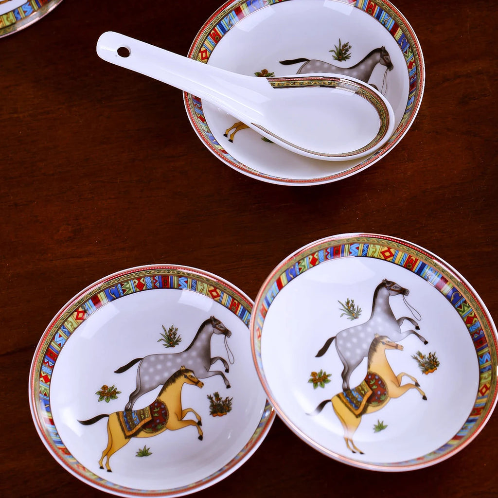 Imperial Gold Rim Bone China Collection – Build Your Own Dinner Set