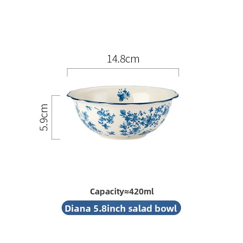 Imperial Glazed Chinese Dinnerware Set – High-End Ceramic Bowls & Plates